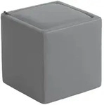 Homcom Sitzw&uuml;rfel, Grau, Holzwerkstoff, 40x40x40 cm, Wohnzimmer, Hocker