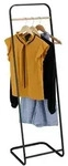 Relaxdays Kleiderst&auml;nder, Schwarz, Metall, 41x140x41 cm, Garderobe,