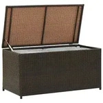furnicato Gartenbox, Braun, Kunststoff, Rechteckig, 100x50x50 cm, Aufbewahrung &