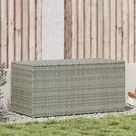 furnicato Gartenbox, Grau, Kunststoff, Rechteckig, 100x50x50 cm, Aufbewahrung &