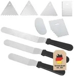Intirilife K&uuml;chenschaber, Silber, Metall, 9x3x25.4 cm, antihaftbeschichtet, Backen,
