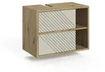 Vicco Waschbeckenunterschrank, Eiche Artisan, Kaschmir, Holzwerkstoff, 1...