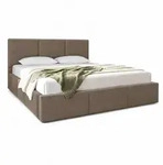 Home Collective Polsterbett, Braun, Holzwerkstoff, 120x200 cm, Schlafzimmer, Betten,