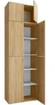 Mid.you Aktenschrank, Sonoma Eiche, Holzwerkstoff, 3 F&auml;cher, 70x223x39 cm,