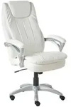 Beliani Chefsessel, Wei&szlig;, Kunststoff, 71x119x71 cm, Arbeitszimmer, B&uuml;rost&uuml;hle,
