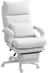 Homcom B&uuml;rostuhl, Creme, Textil, 68x122x70 cm, Arbeitszimmer, B&uuml;rost&uuml;hle,