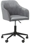 Beliani B&uuml;rodrehstuhl, Schwarz, Grau, Kunststoff, 1-Sitzer, 45x79x64 cm,