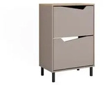 Vicco Schuhkipper, Greige, Eiche Artisan, Holzwerkstoff, Rechteckig, 60x91.6x38...
