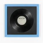 K-M&ouml;bel Schallplatten, Hellblau, Holz, Rechteckig, 40x40 cm, Bilder und...