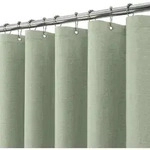 Duschvorhang, Olivgr&uuml;n, Textil, 182x214 cm, Badtextilien, Duschvorh&auml;nge