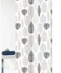 Grund Duschvorhang Duetto, Braun, Wei&szlig;, Kunststoff, Bl&auml;tter, 180x200 cm, Oeko-Tex&reg;