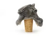Donkey Products Weinstopper, Wei&szlig;, Keramik, 5x5.5x5 cm, Essen & Trinken,