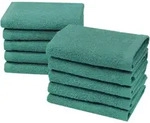 Zollner Seift&uuml;cher,, T&uuml;rkis, Textil, 30x30 cm, Oeko-Tex&reg; Standard 100,