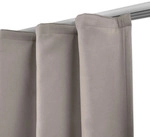 Beautissu Vorhang, Sand, Textil, 140x245x1 cm, Wohntextilien, Gardinen &...