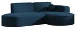 Fun M&ouml;bel Ecksofa, Blau, Holzwerkstoff, 236x78x165 cm, Loungem&ouml;bel,...