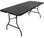 Chefgastro Buffettisch, Schwarz, Kunststoff, 8-Sitzer, Rechteckig,rechteckig,