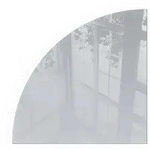 Tulup Glasplatte, Grau, Glas, Formgebogen, 100x100x0.4 cm, Kleinm&ouml;bel, Kamine &