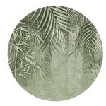 Tulup Glasplatte, Gr&uuml;n, Glas, Rund, 50x50x0.4 cm, Kleinm&ouml;bel, Kamine &...