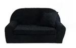Fortisline Kindersofa, Schwarz, Textil, Uni, Rund, 78x45x104 cm, Oeko-Tex&reg;...