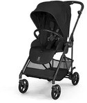cybex Gold Kinderwagen Melio Carbon, Schwarz, Textil, 49x96.5 - 107x82-91 cm,