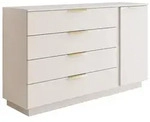 Lookway Kommode, Kaschmir, Holzwerkstoff, 138x84x40 cm, Wohnzimmer, Kommoden &