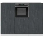 Vicco K&uuml;chenblock, Schwarz, Wei&szlig;, Holzwerkstoff, K&uuml;chenblock,Rechteckig,