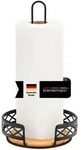 bremermann K&uuml;chenrollenhalter, Schwarz, Metall, 32.5x17.5x17.5 cm,...