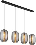 Globo Lighting Pendelleuchte, Schwarz, Glas, F, 20x120x109 cm, Lampen & Leuchten, LED