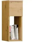 kommodly Nachttisch, Eiche Wotan, Holzwerkstoff, 20x55x30 cm, Schlafzimmer,