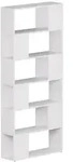 Vicco Raumteiler, Wei&szlig;, Holzwerkstoff, 5 F&auml;cher, Rechteckig, 80x186x24 cm,