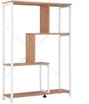 Mid.you Regal, Wei&szlig;, Eiche, Holz, Metall, 80x110x24 cm, stehend, Holzm&ouml;bel,