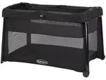 Graco Reisebett Foldlite LX, Grau, Schwarz, 63.5x68x119 cm, zusammenklappbar,