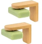 bremermann Magnet, Braun, Holz, 4.5x9x7 cm, Badaccessoires, Waschplatzzubeh&ouml;r,