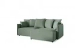 Fun M&ouml;bel Ecksofa, Gr&uuml;n, Textil, Ottomane rechts, 221x153 cm, Wohnzimmer,...