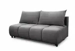 Fun M&ouml;bel Schlafsofa, Dunkelgrau, Textil, 196x103x100 cm, Wohnzimmer, Sofas &