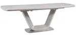 Feldmann-Wohnen Esstisch, Grau, Metall, Rechteckig, 220x76x90 cm, Esszimmer,...