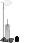 bremermann Stand-Wc-Garnitur,, Schwarz, Metall, 22x70x18 cm, Badezimmer, WC