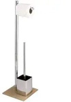 bremermann Stand-Wc-Garnitur,, Braun, Metall, 20x70x20 cm, Badezimmer, WC