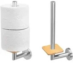 bremermann Ersatzrollenhalter, Braun, Metall, 7.5x28.5x12 cm, Badaccessoires