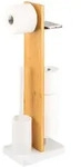 eluno Stand-Wc-Garnitur, Wei&szlig;, Holz, 23x68x18 cm, Badezimmer, WC Ausstattung,...