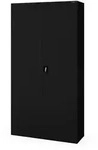 Jan Nowak Aktenschrank, Schwarz, Metall, 115x220x40 cm, Arbeitszimmer,...