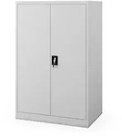 Jan Nowak B&uuml;roschrank, Grau, Metall, 90x140x60 cm, Arbeitszimmer,...