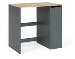 Vicco Waschmaschinenschrank, Anthrazit, Honigeiche, Holzwerkstoff, 2 F&auml;cher,