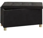 Mid.you Truhenbank, Anthrazit, Holzwerkstoff, 76x40x38 cm, Esszimmer, B&auml;nke,