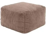 icon Sitzpouf, Mokka, Textil, Quadratisch, 42x24x42 cm, Hergestellt in...
