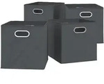 Vicco Faltbox, Anthrazit, Wellpappe, Quadratisch, 30x30 cm, Spielzeug,