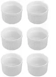 Intirilife Souffle, Wei&szlig;, Keramik, 7.8x4.6x7.8 cm, Kochen, Auflaufformen
