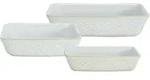 Ritzenhoff Breker Auflaufformen, Wei&szlig;, Keramik, Rechteckig, 2x2x2 cm, Kochen,