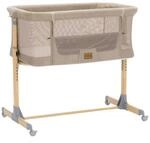 Fillikid Beistellbett Air, Cappuccino, Metall, Textil, 80x45 cm, Rei&szlig;verschluss,