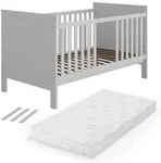VitaliSpa Babybett, Wei&szlig;, Holzwerkstoff, 144.4x83x80.8 cm, Babym&ouml;bel,...